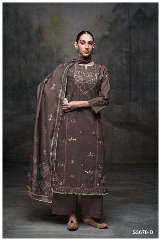 Ganga ipsita 3678 Bulk dress materials in Hyderabad