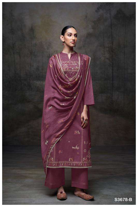 Ganga ipsita 3678 Bulk dress materials in Hyderabad
