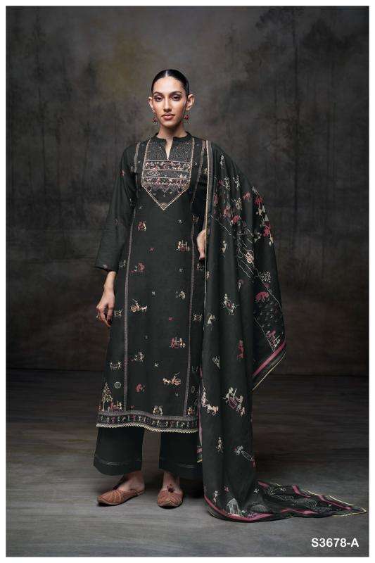 Ganga ipsita 3678 Bulk dress materials in Hyderabad