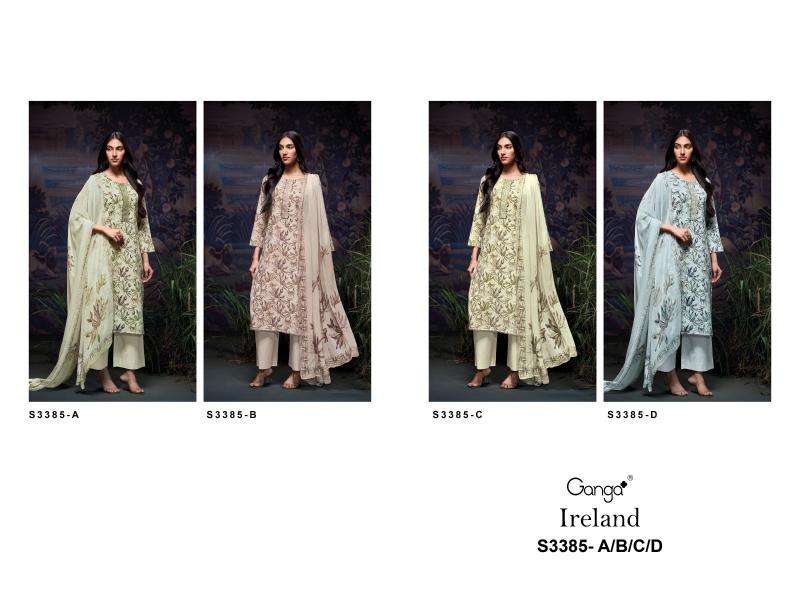 Ganga ireland 3385 Surat dress material market