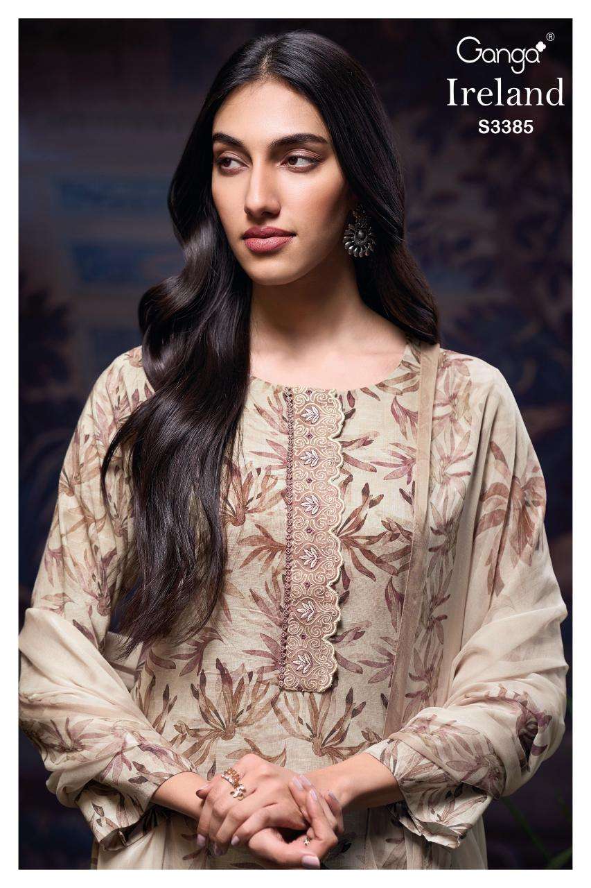 Ganga ireland 3385 Surat dress material market