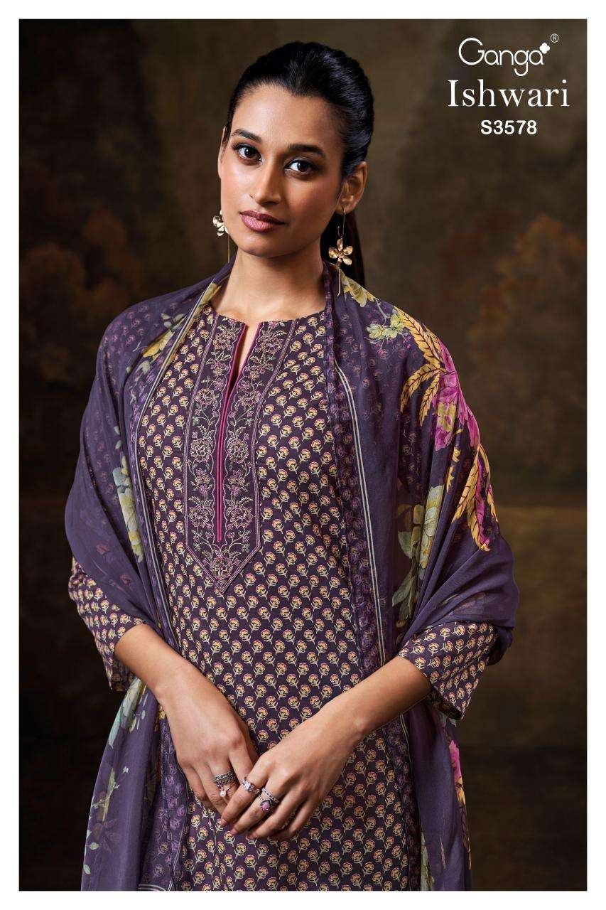 Ganga ishwari 3578 Dress material suppliers in Mumbai