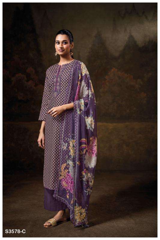 Ganga ishwari 3578 Dress material suppliers in Mumbai