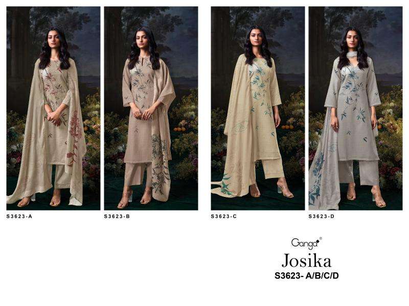 Ganga josika 3623 Kolkata dress materials