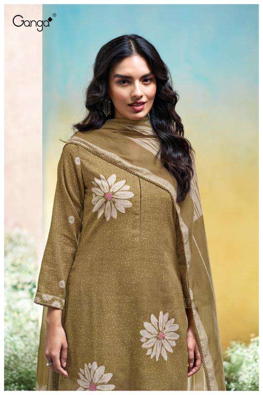 Ganga kalani 3679 Wholesale dress materials in Delhi