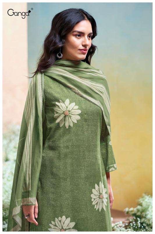 Ganga kalani 3679 Wholesale dress materials in Delhi