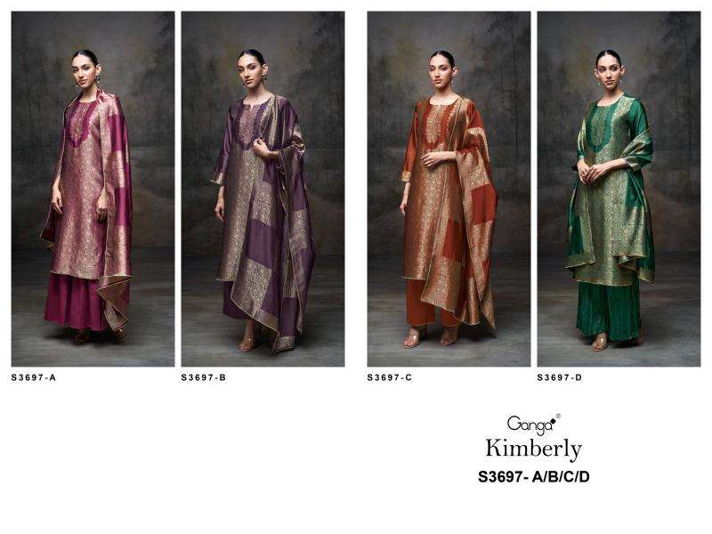 Ganga kimberly 3697 Dress material wholesalers in Bangalore