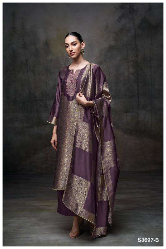 Ganga kimberly 3697 Dress material wholesalers in Bangalore