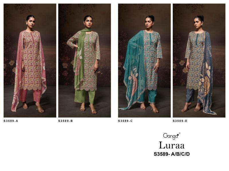 Ganga luraa 3589 Dress material wholesaler in Delhi