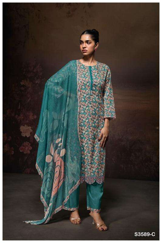 Ganga luraa 3589 Dress material wholesaler in Delhi