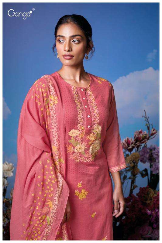Ganga mrinal 3614 Wholesale dress material suppliers