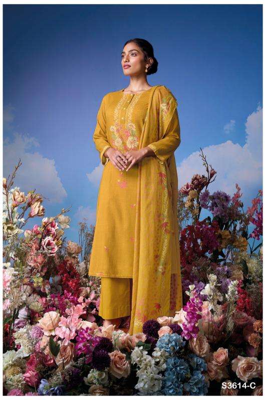 Ganga mrinal 3614 Wholesale dress material suppliers