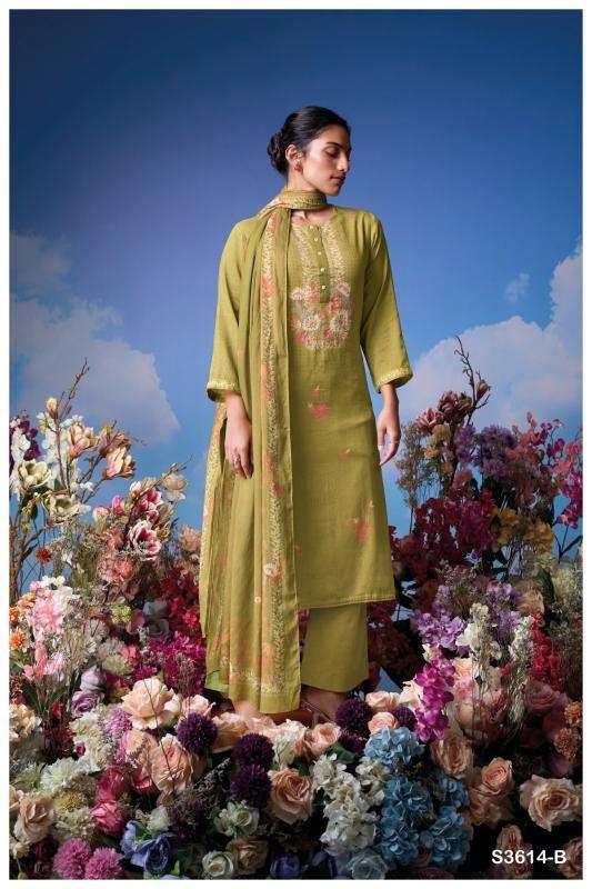 Ganga mrinal 3614 Wholesale dress material suppliers