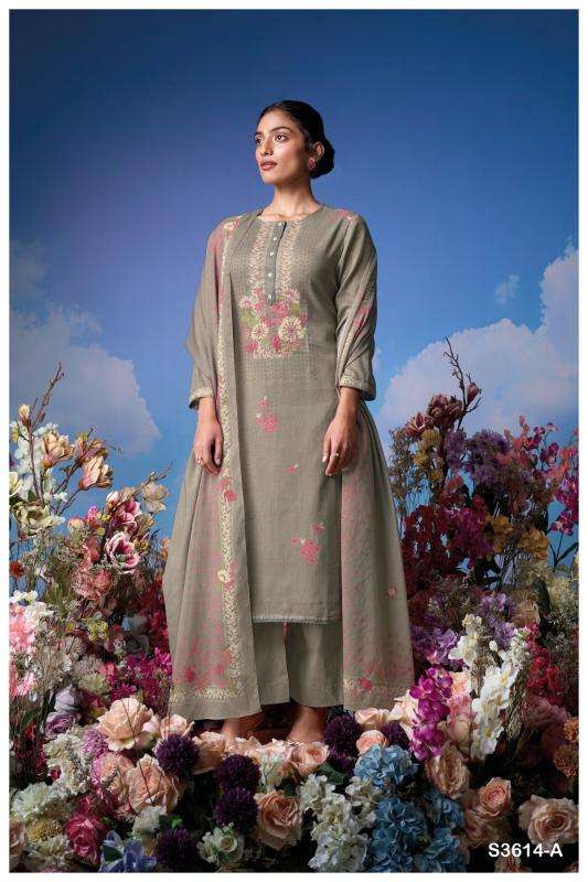Ganga mrinal 3614 Wholesale dress material suppliers