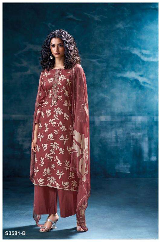 Ganga mritsa 3581 Bridal dress material wholesale in Ahmedabad