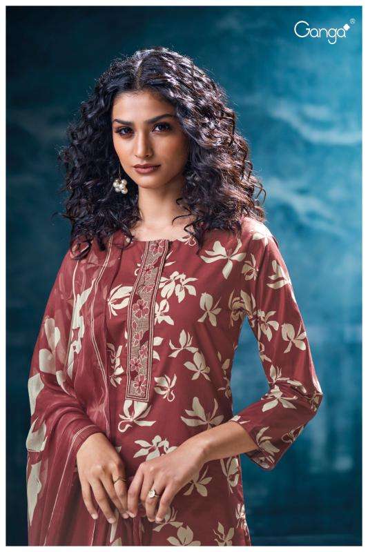 Ganga mritsa 3581 Bridal dress material wholesale in Ahmedabad