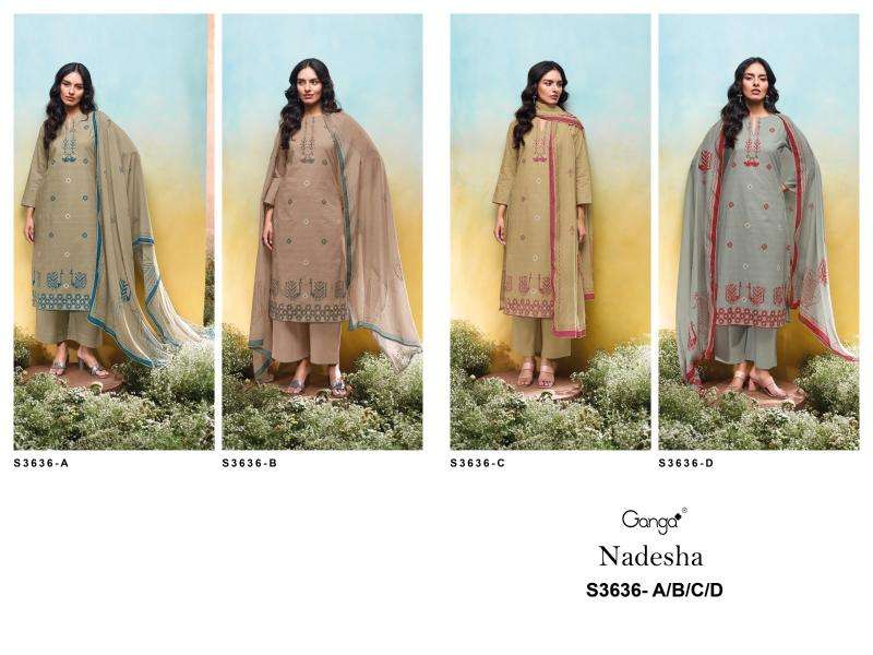 Ganga nadesha 3636 Bulk dress material suppliers in Kolkata