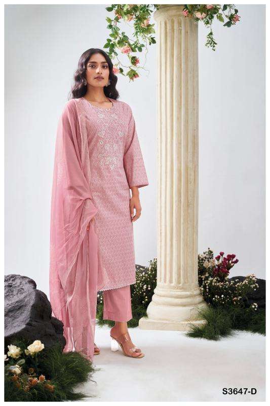Ganga nagma 3647  Wholesale designer dress materials in Kolkata