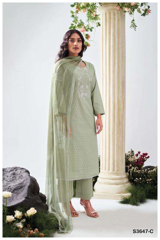 Ganga nagma 3647  Wholesale designer dress materials in Kolkata