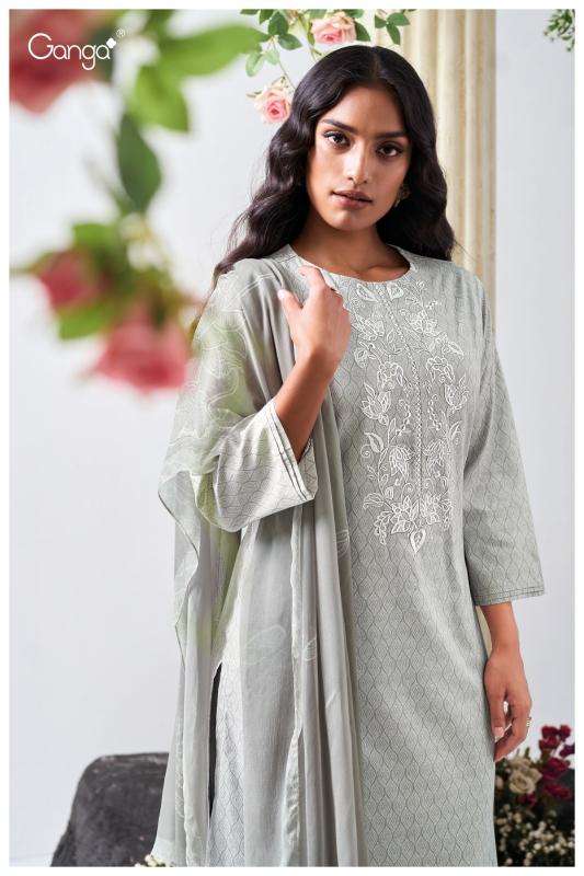 Ganga nagma 3647  Wholesale designer dress materials in Kolkata