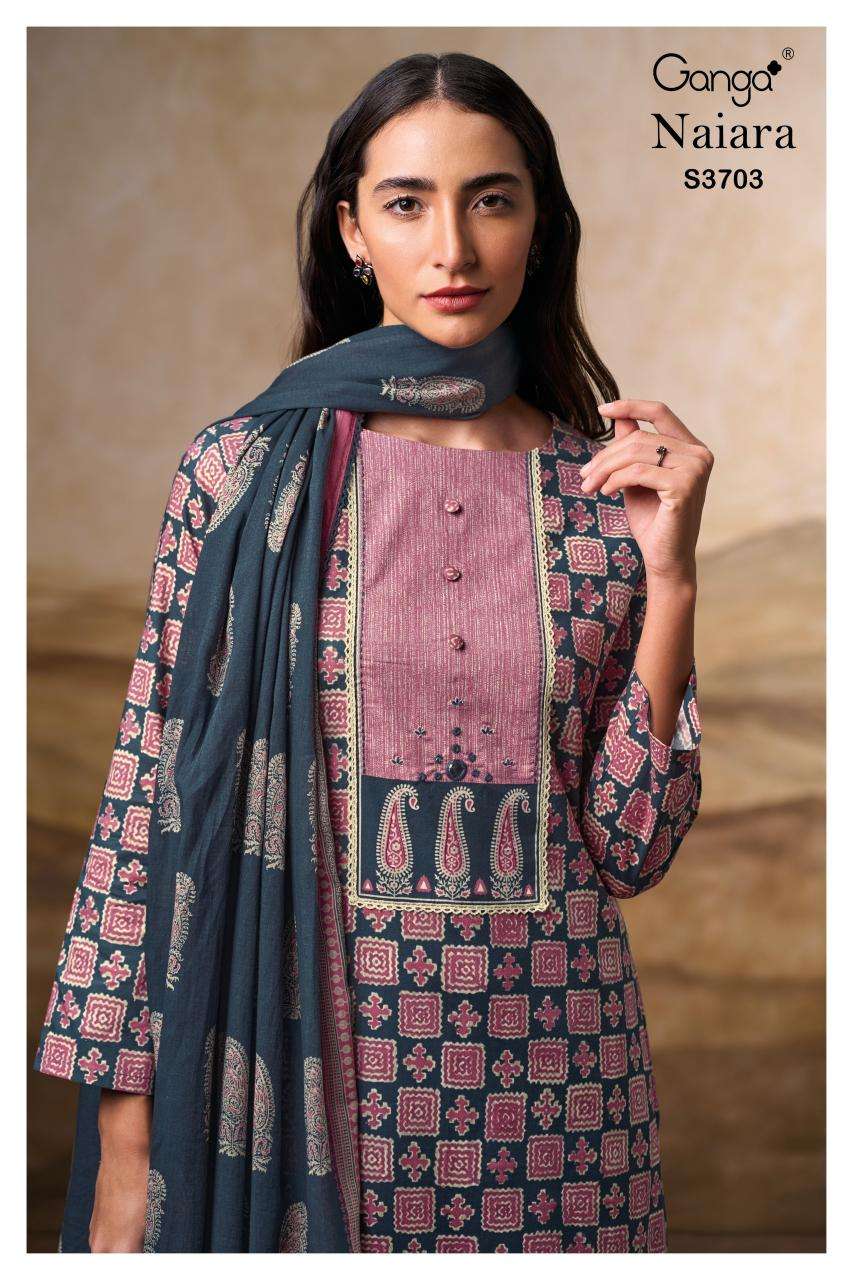 Ganga naira 3703 Dress material wholesale market
