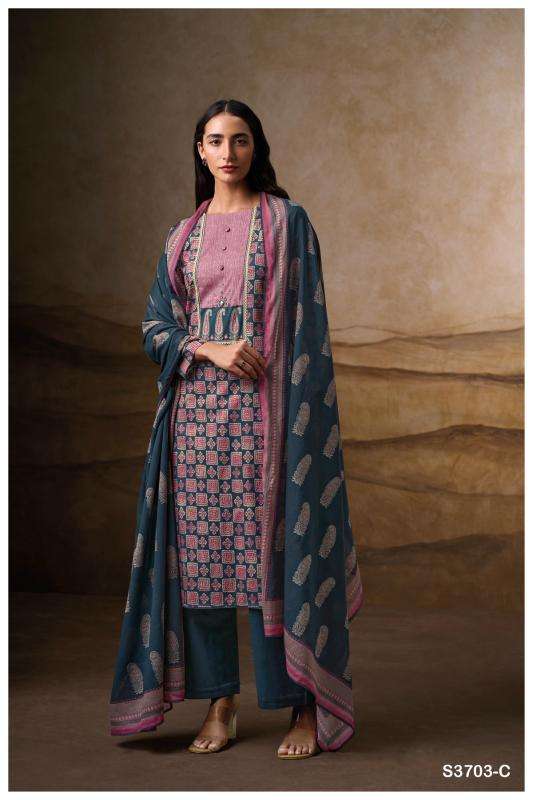 Ganga naira 3703 Dress material wholesale market