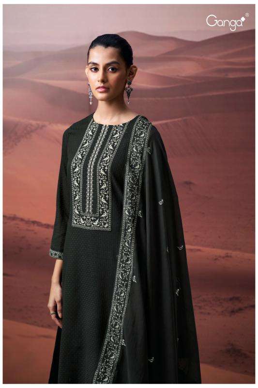 Ganga naysa 3586 Wholesale dress materials supplier