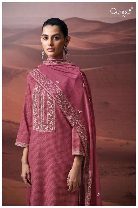Ganga naysa 3586 Wholesale dress materials supplier