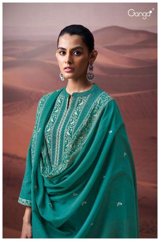 Ganga naysa 3586 Wholesale dress materials supplier