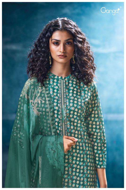 Ganga nivritti 3584 Designer dress materials wholesale