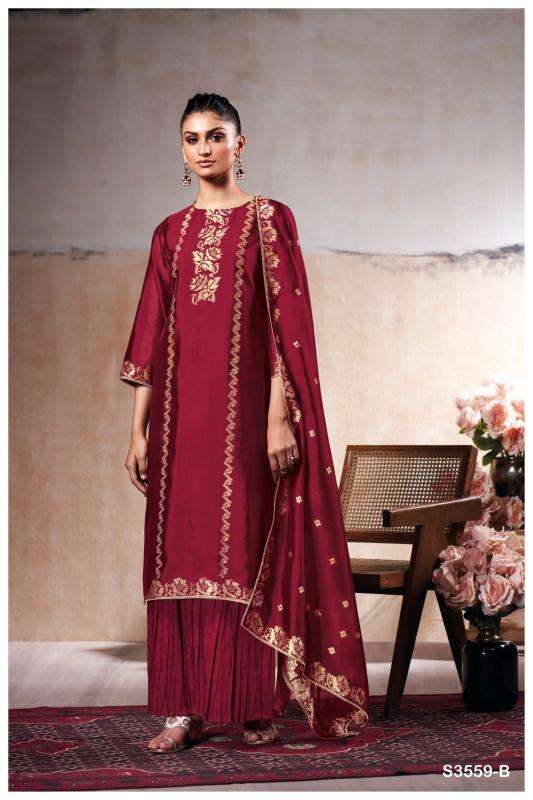 Ganga paulina 3559 Wholesale dress material suppliers in West Bengal