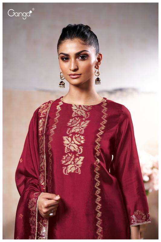 Ganga paulina 3559 Wholesale dress material suppliers in West Bengal