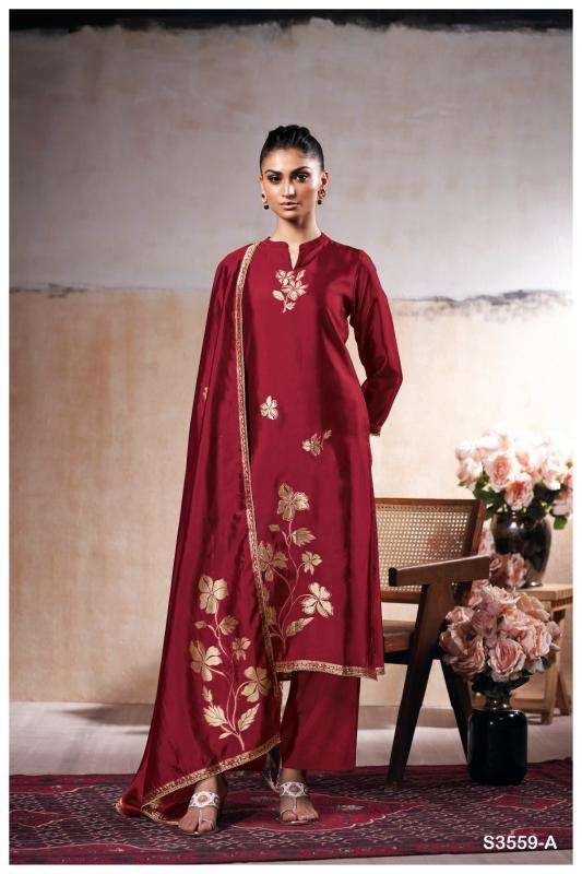 Ganga paulina 3559 Wholesale dress material suppliers in West Bengal