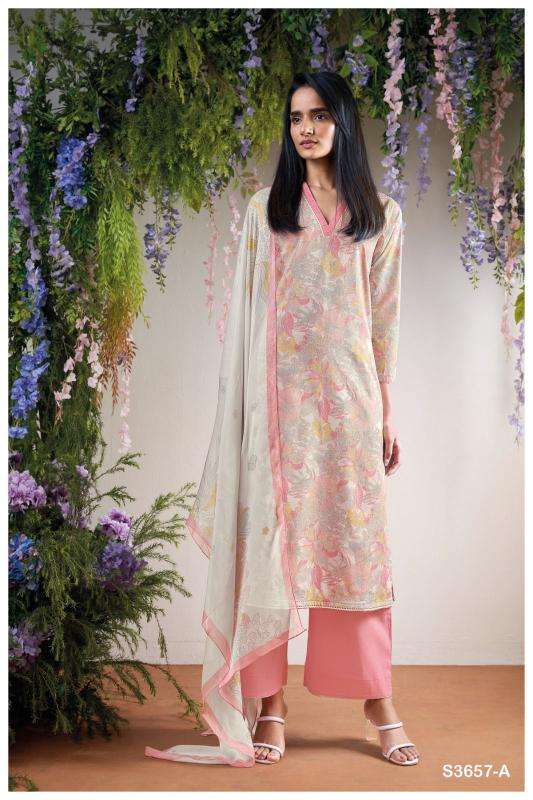 Ganga thalira 3657 Bangalore dress material suppliers