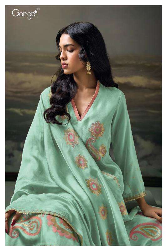 Ganga veds 3690 Ladies dress materials in Hyderabad