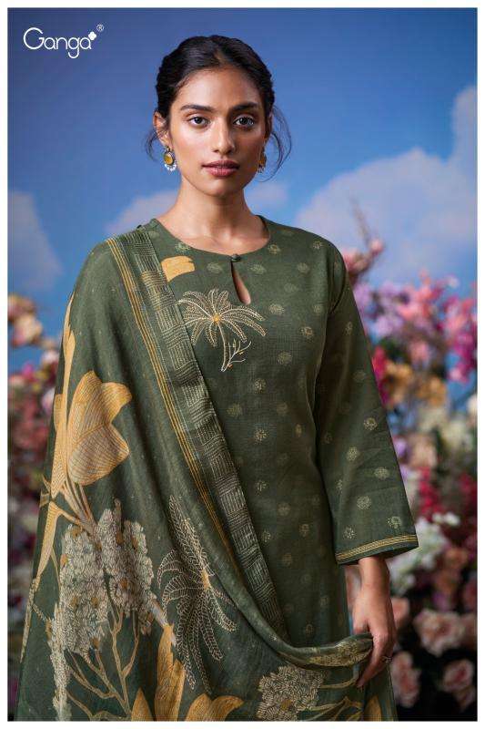 Ganga ziya 3641 Wholesale dress materials online