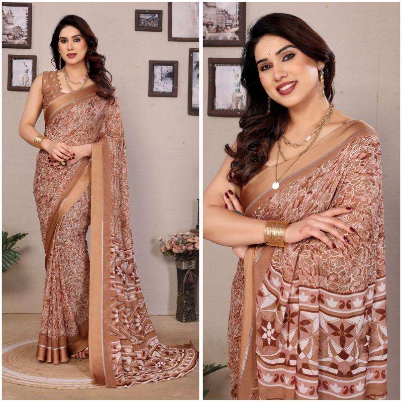 GC bright georgette Saree wholesalers in Mumbai