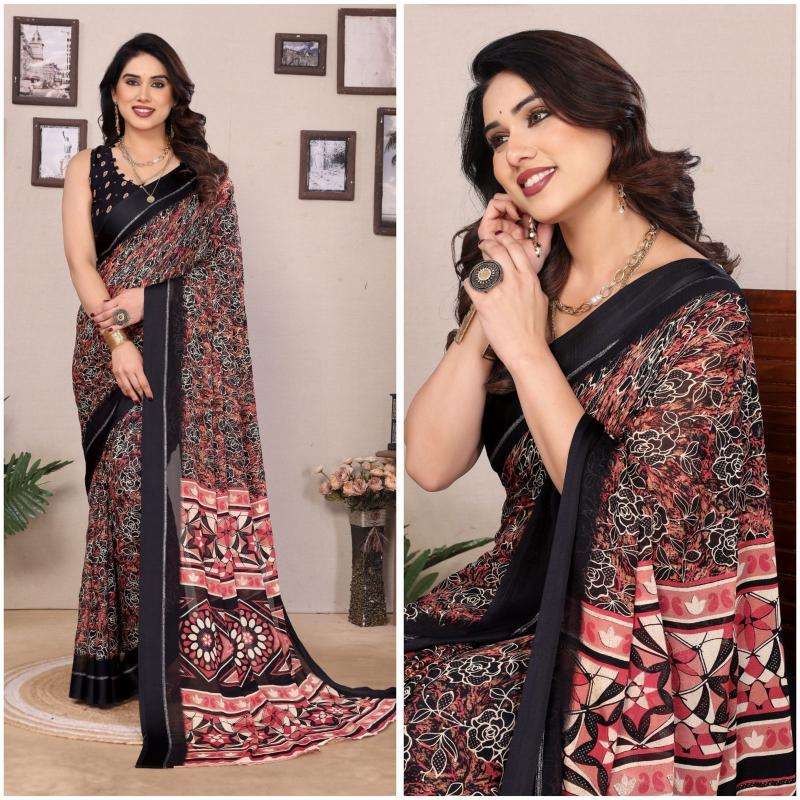 GC bright georgette Saree wholesalers in Mumbai