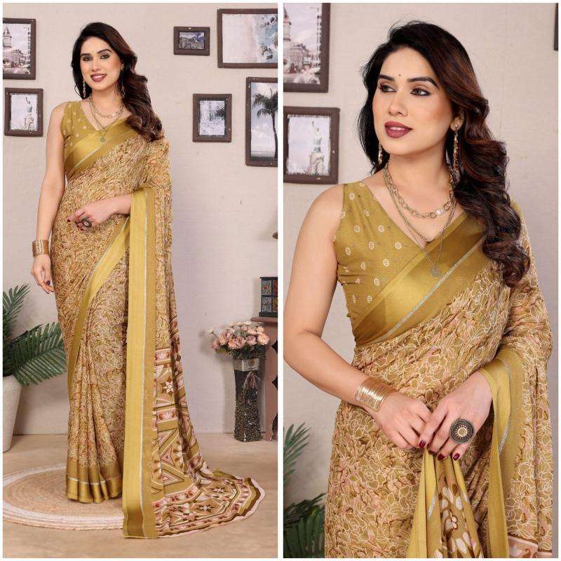 GC bright georgette Saree wholesalers in Mumbai