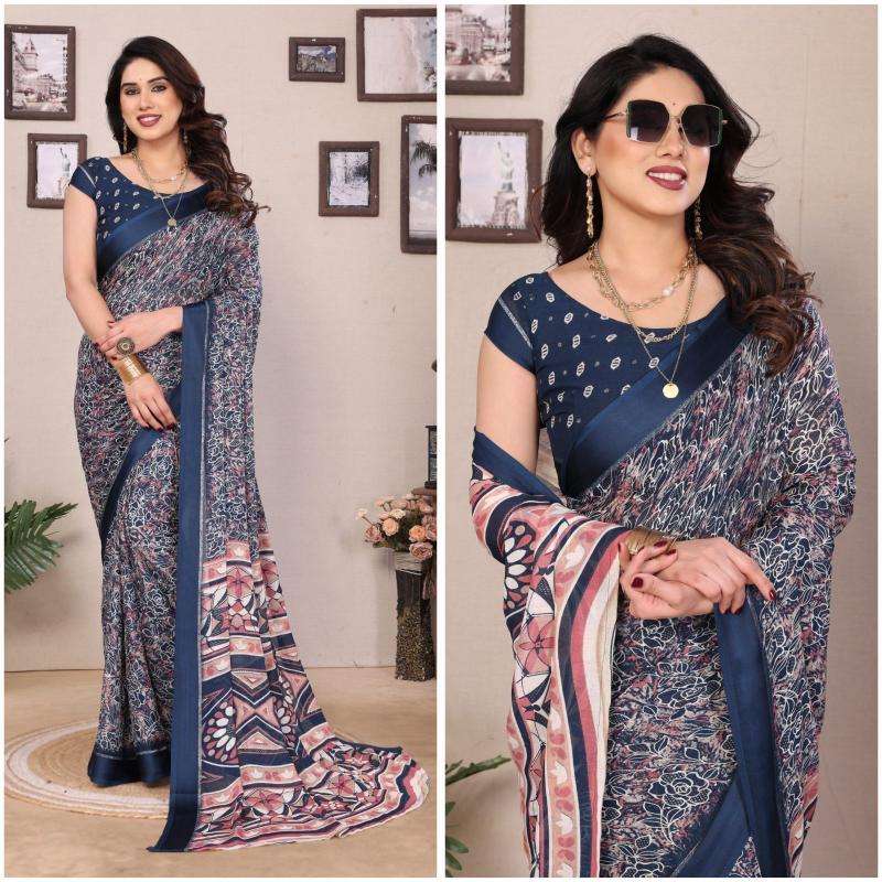 GC bright georgette Saree wholesalers in Mumbai