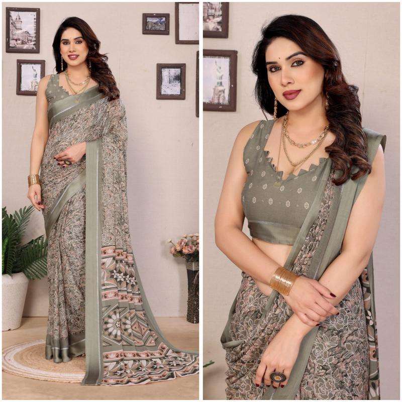 GC bright georgette Saree wholesalers in Mumbai