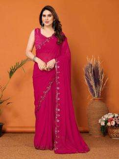 GC bright georgette sarees wholesale Bangalore