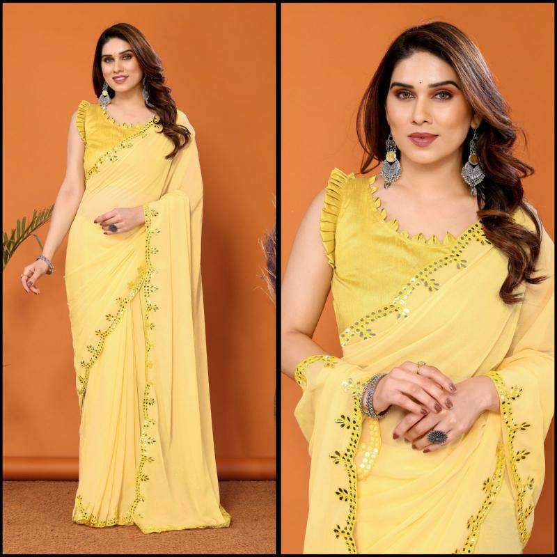 GC bright georgette sarees wholesale Bangalore