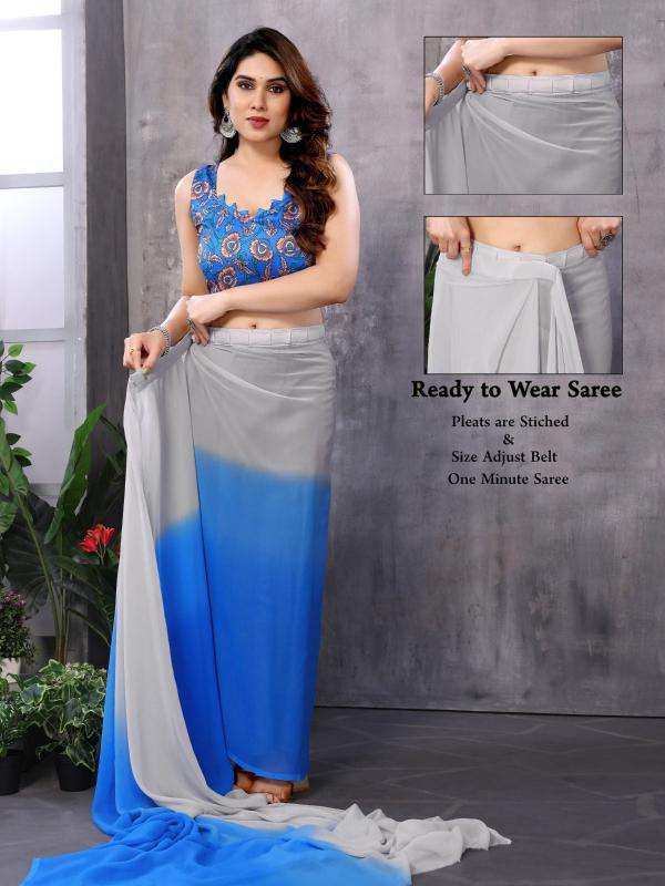 GC georgette with lace work Designer sarees wholesale suppliers
