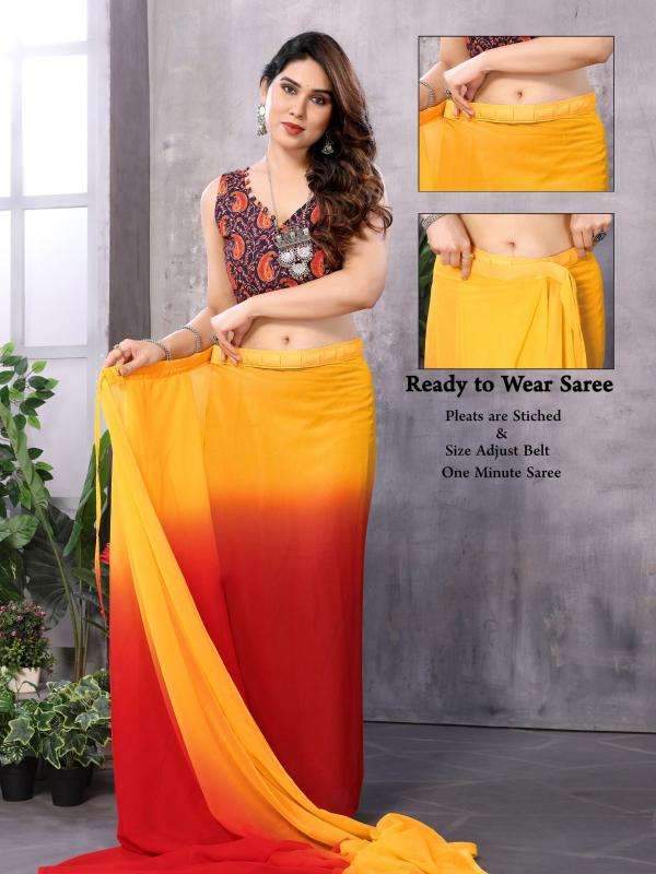 GC georgette with lace work Designer sarees wholesale suppliers