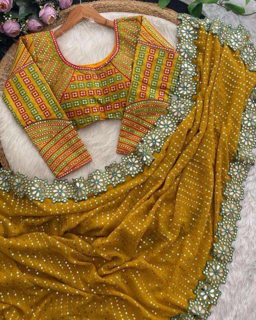 GC pure soft georgette Bulk saree suppliers