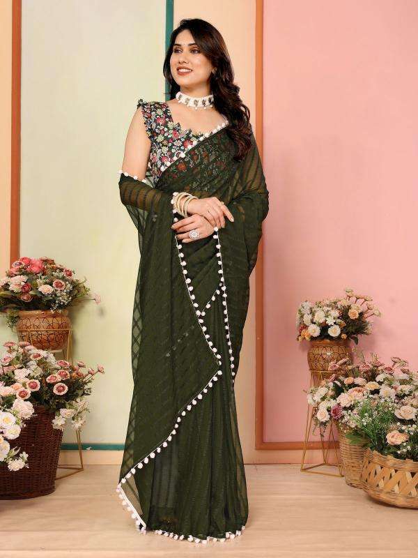GC soft georgette silk Designer sarees in mumbai