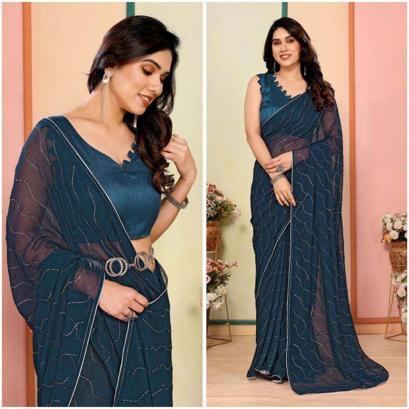 GC soft georgette silk Saree wholesalers in Surat