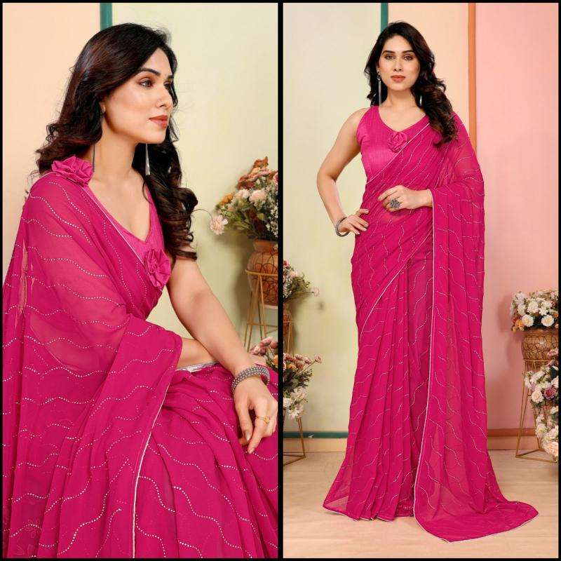 GC soft georgette silk Saree wholesalers in Surat