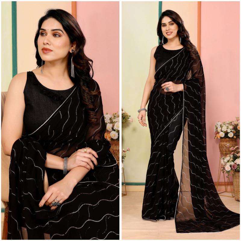 GC soft georgette silk Saree wholesalers in Surat